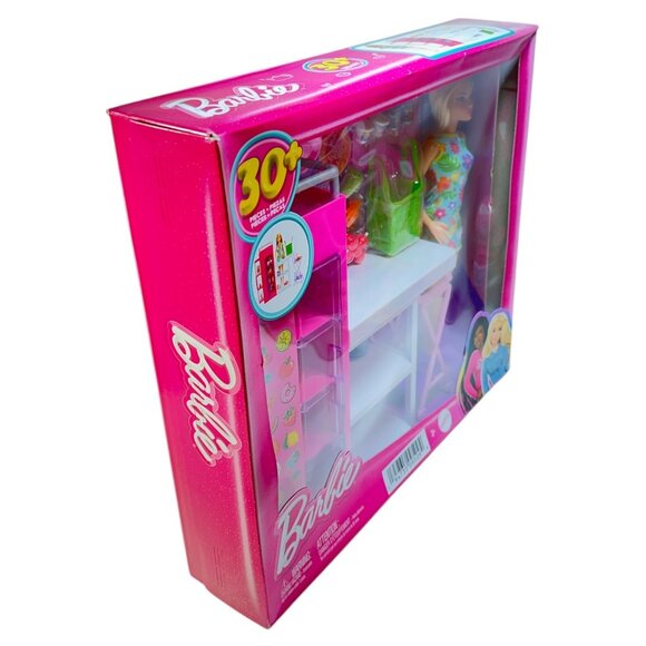 Mattel Barbie Ultimate Dream Pantry Kitchen Playset 30+ Accessories & Doll #1 - Picture 4 of 5